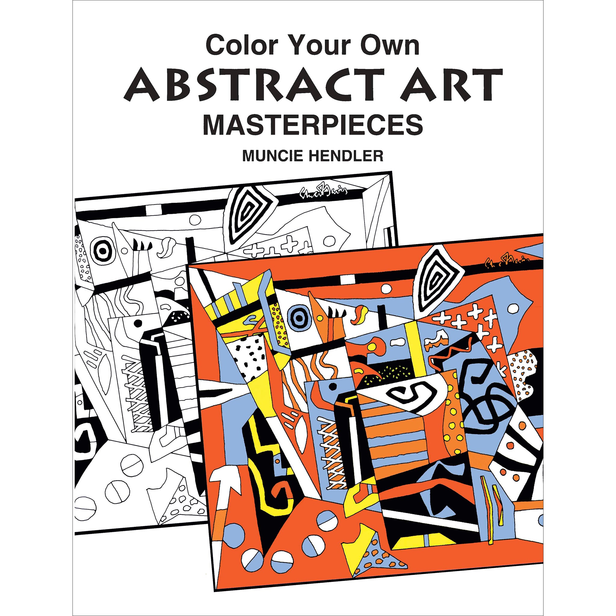 Abstract Art Masterpieces Coloring Book