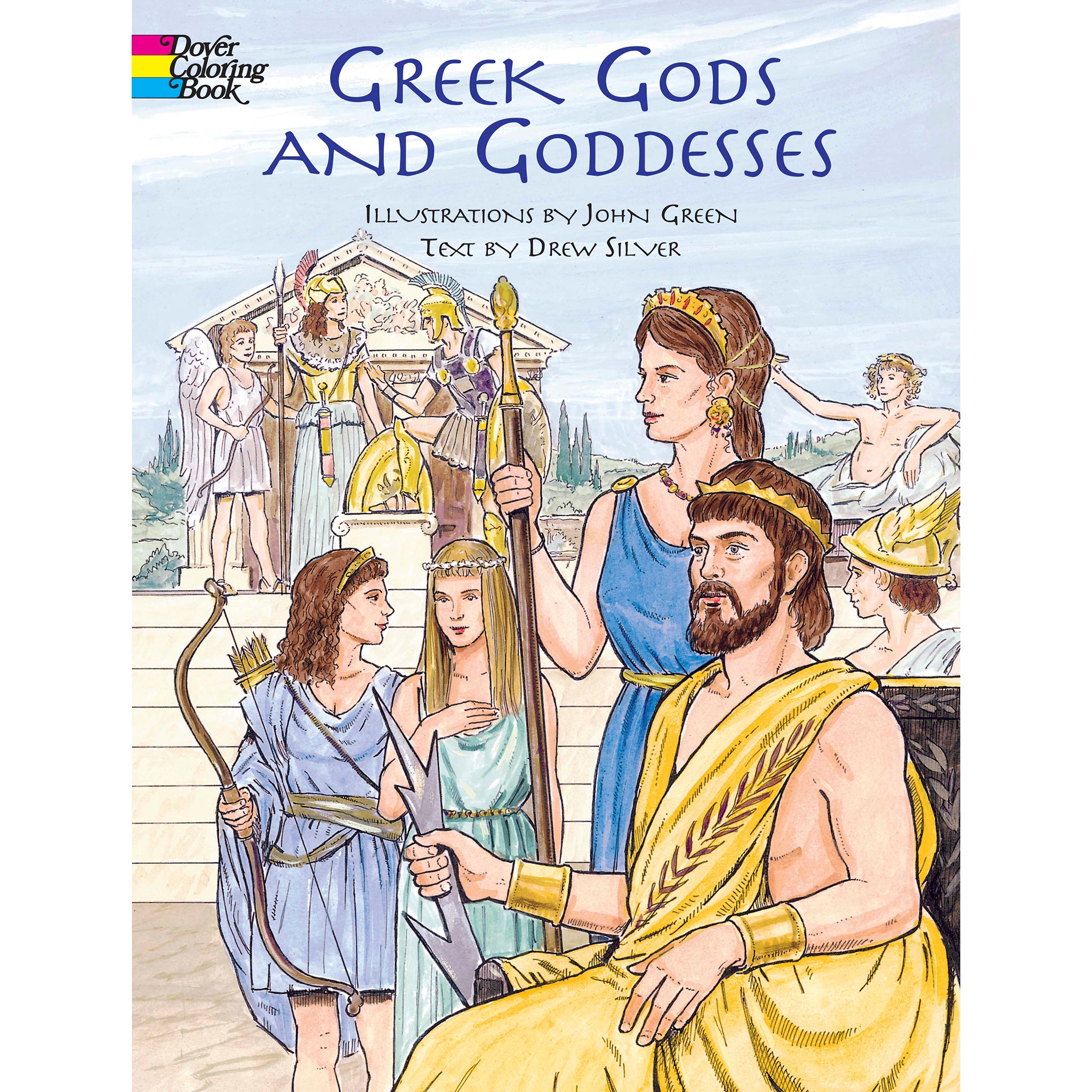 Greek Gods and Goddesses Coloring Book