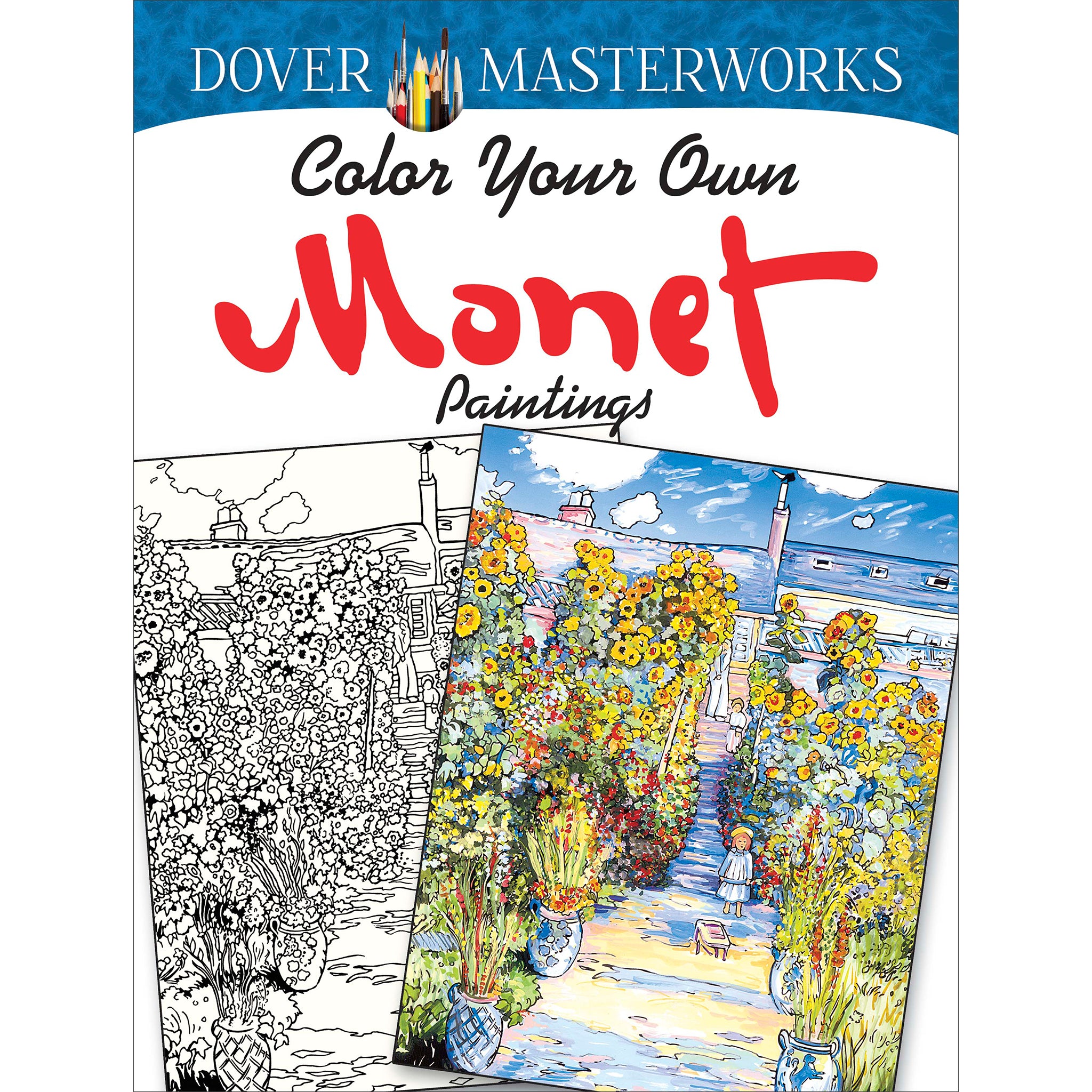 claude monet free coloring pages