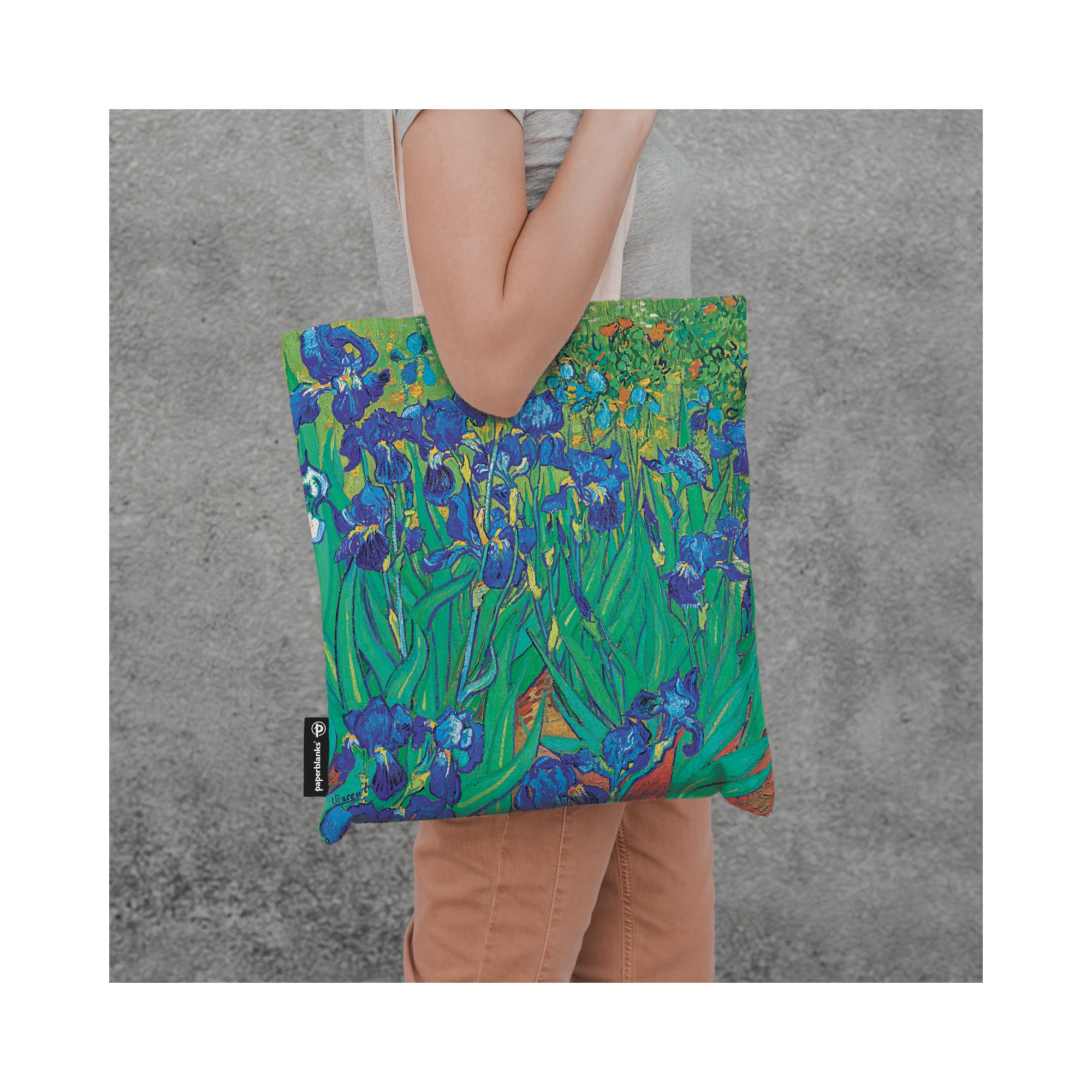 Van Gogh Irises Canvas Tote Bag