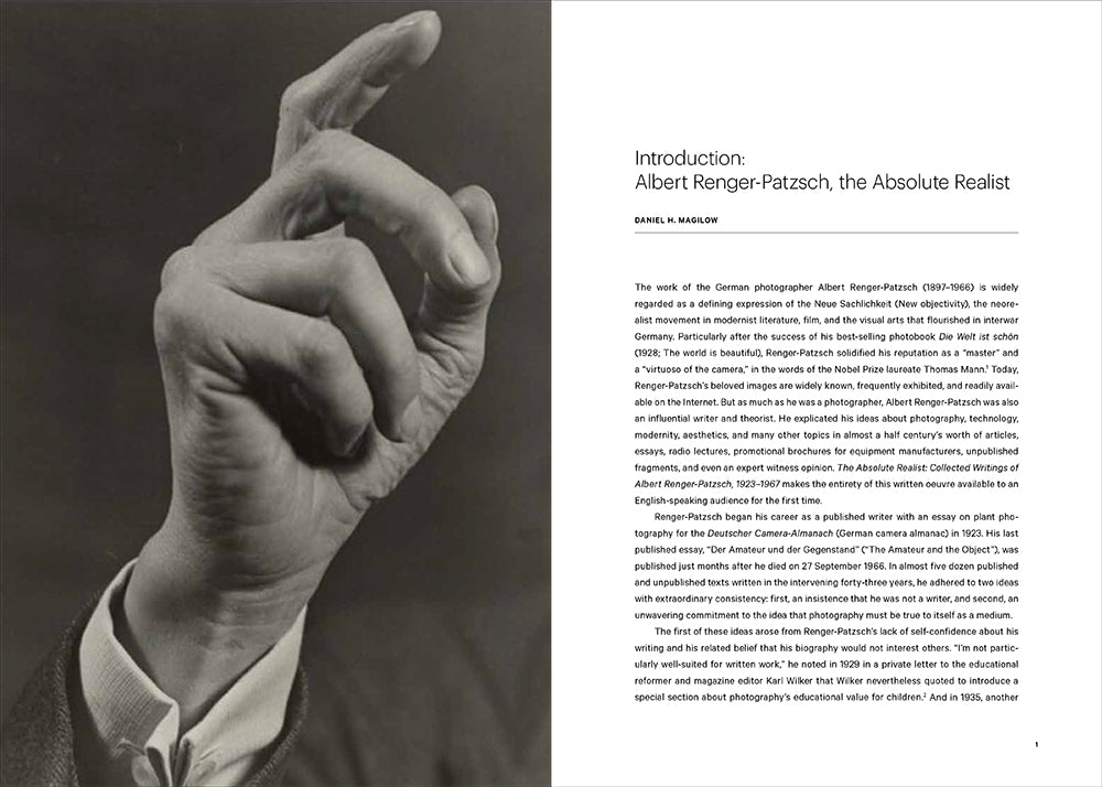 The Absolute Realist: Collected Writings of Albert Renger-Patzsch, 1923–1967