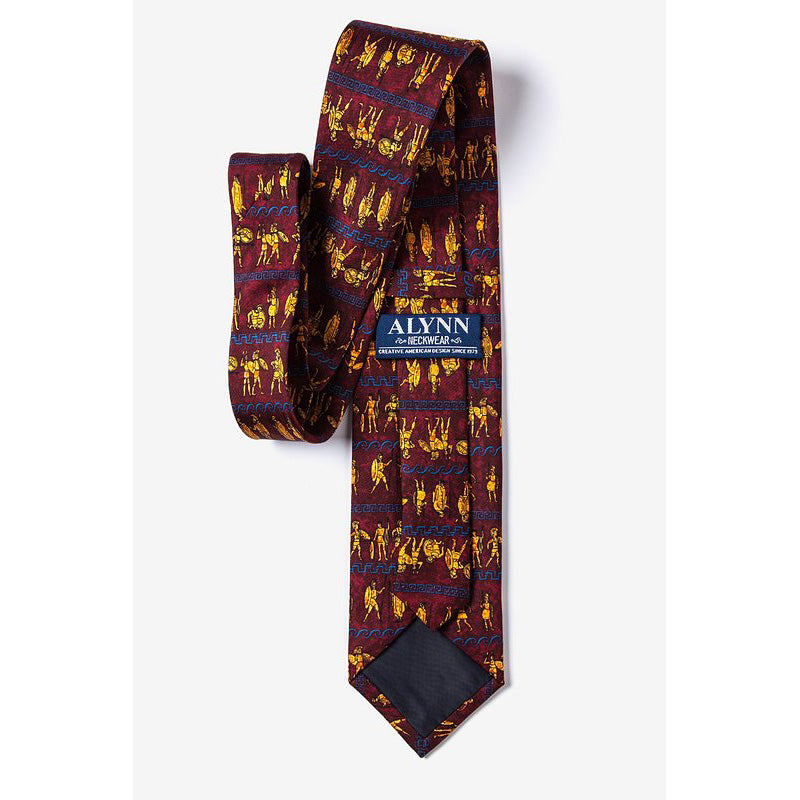 Silk Tie - Ancient Greek Warriors