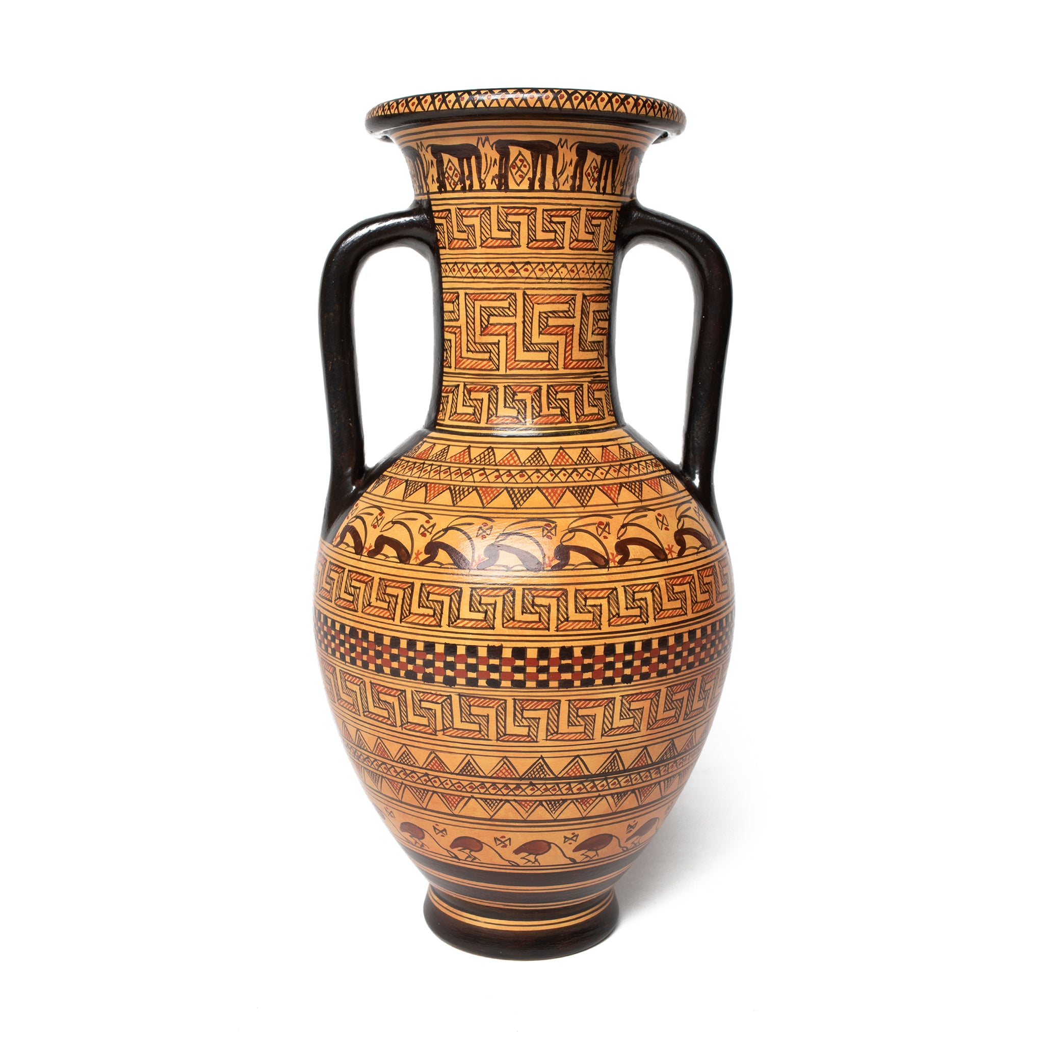 Greek Vase - Geometric Amphora 20 cm