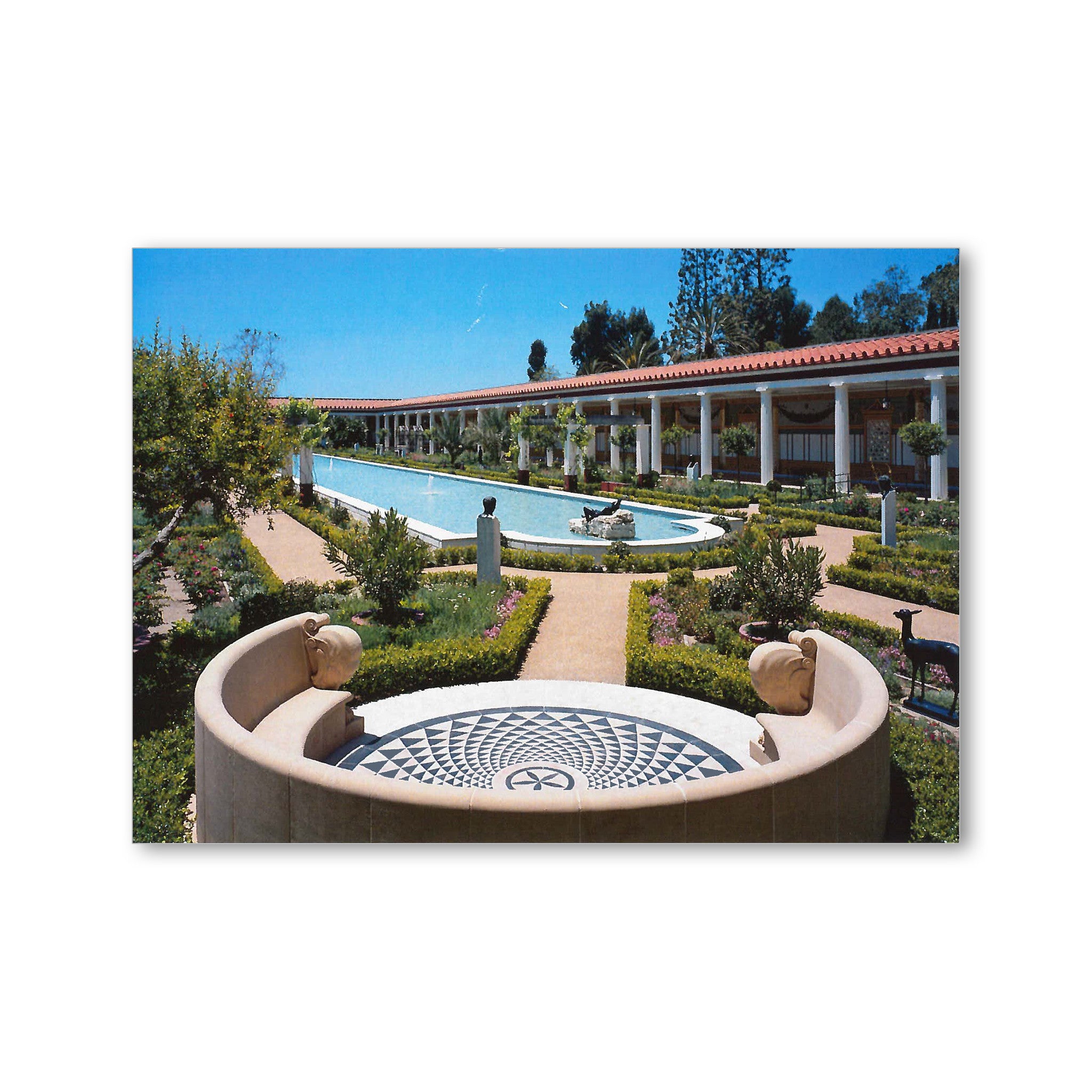 Villa, Outer Peristyle - Postcard