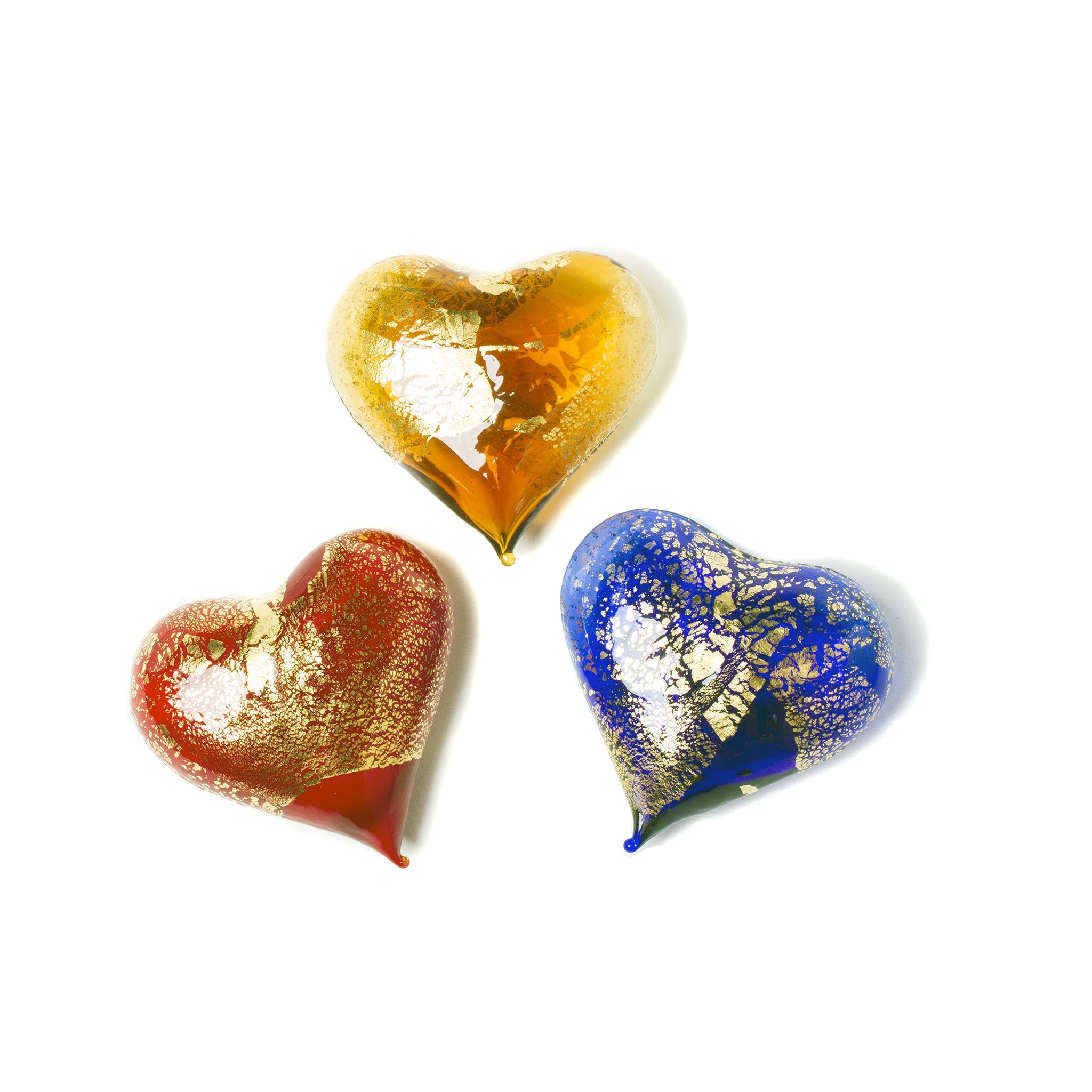 Small Handblown Murano Glass Heart