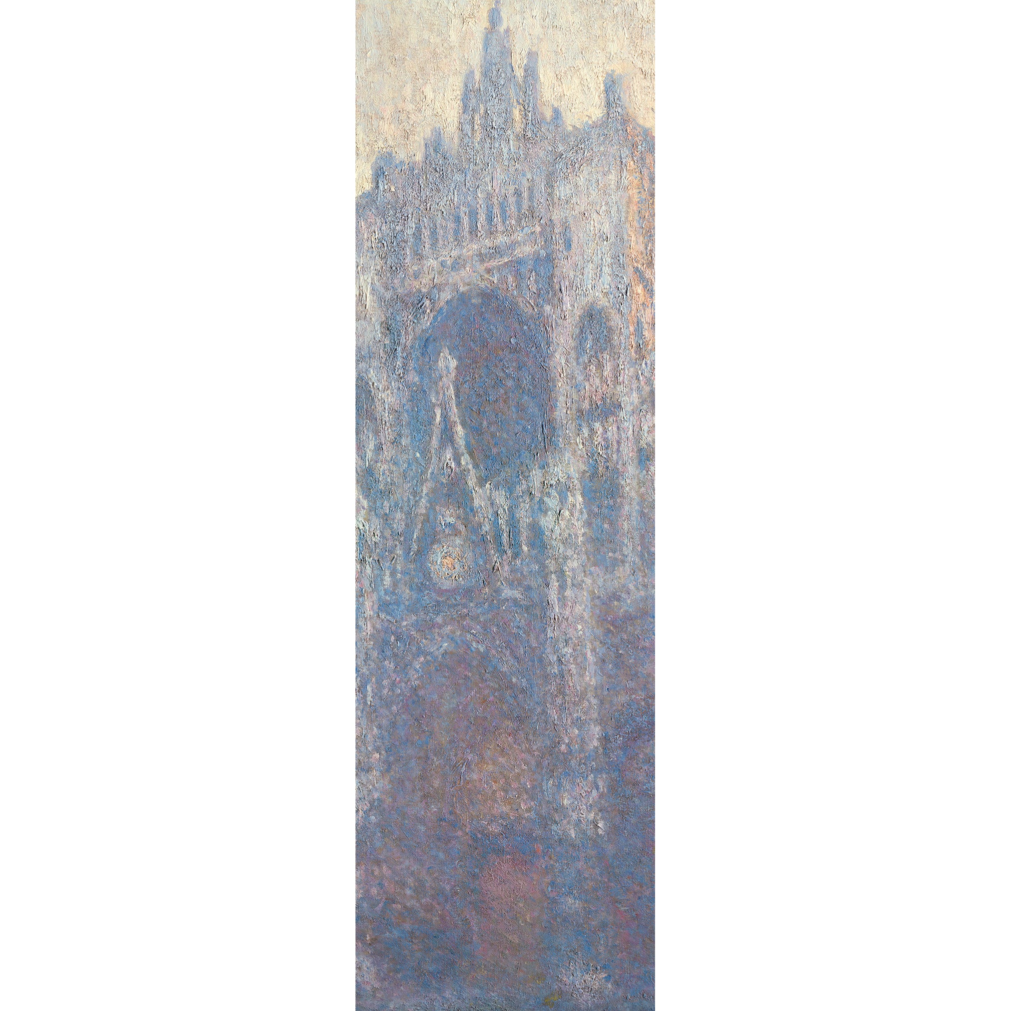 Monet The Portrait of Rouen Cathedral in Morning Light Paper Bookmark