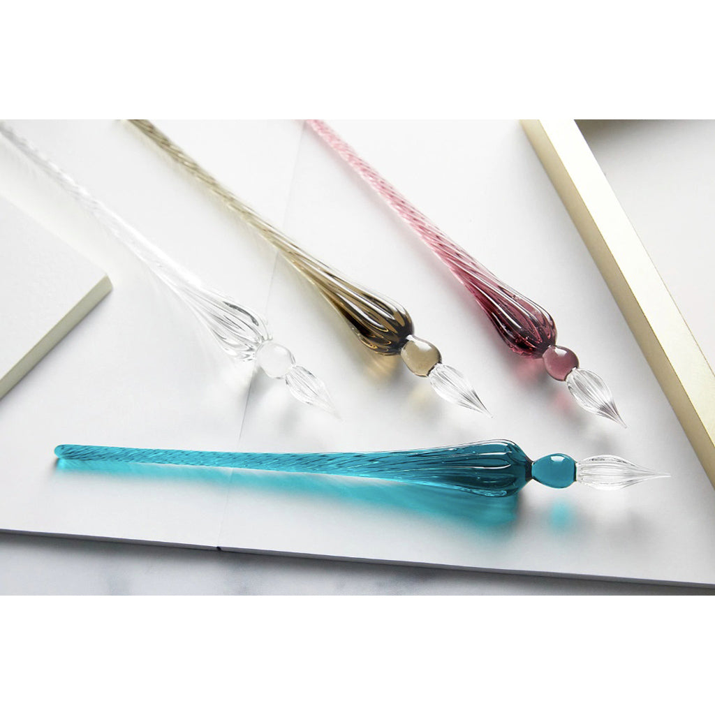 Murano Glass Pen with Feather Quill, Red – St. Louis Art Supply