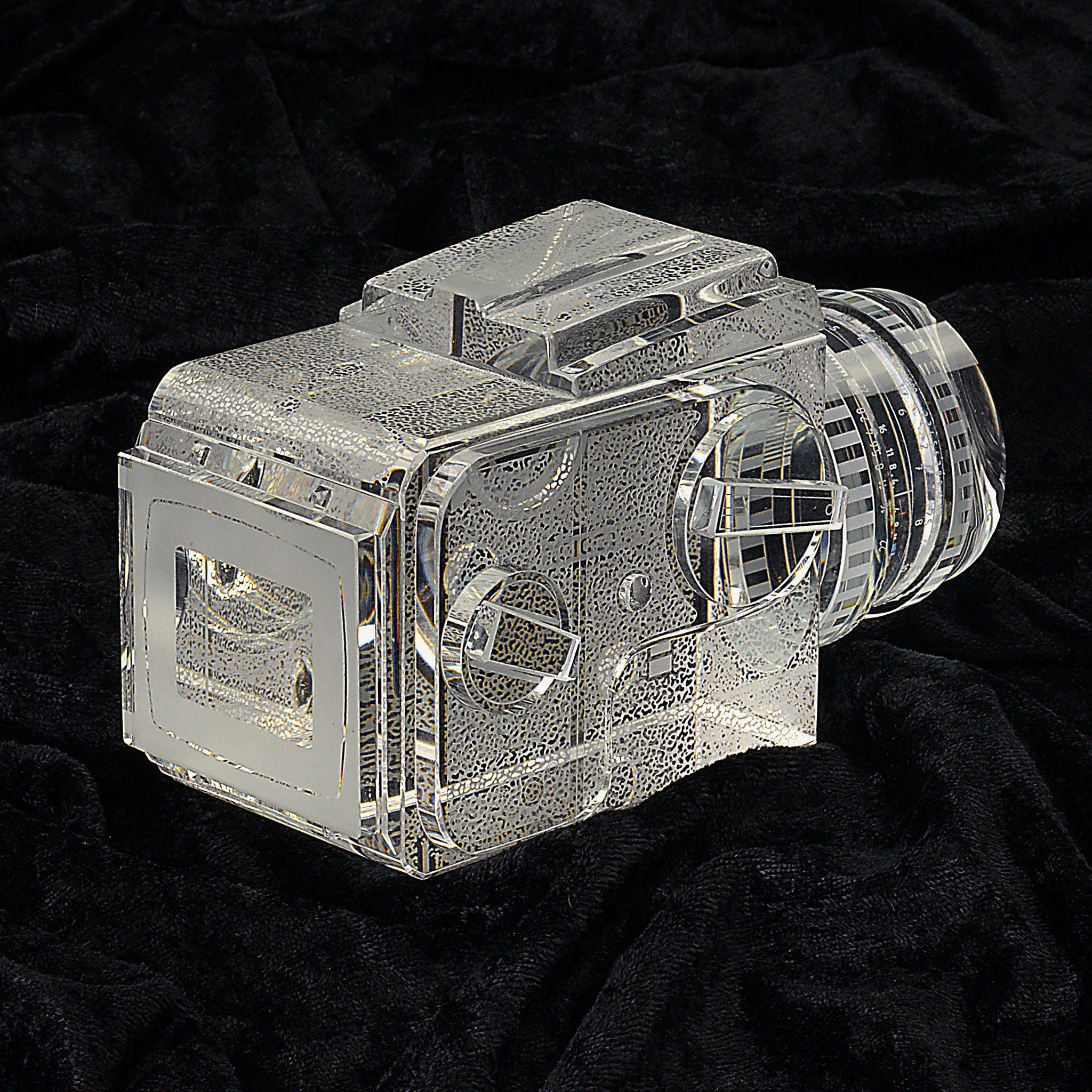 Crystal Glass Replica Hasselblad Camera