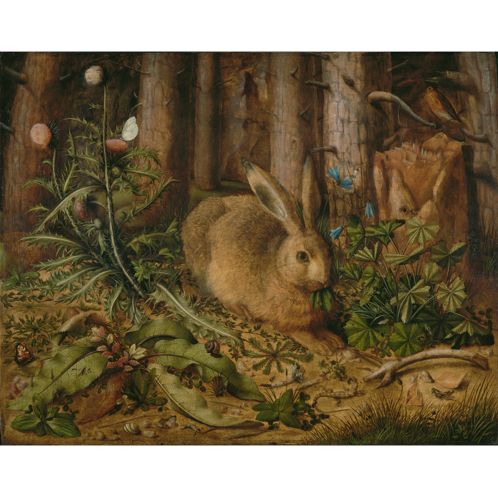 A Hare in the Forest - Brooch