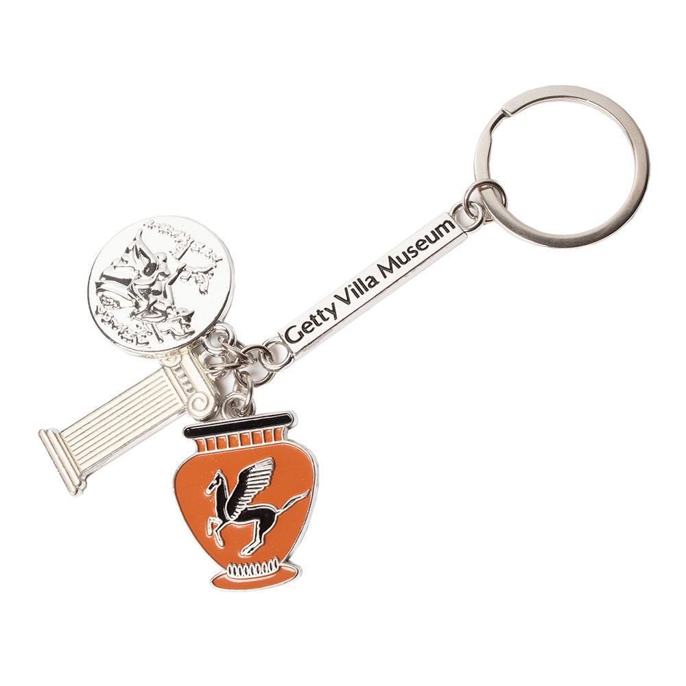 Getty Villa Charm Keychain