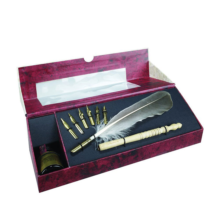 Feather Pen And Ink Set Vintage Calligraphy – MENGDOGGE