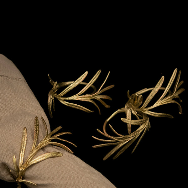 Napkin Rings Rosemary - Set of Four