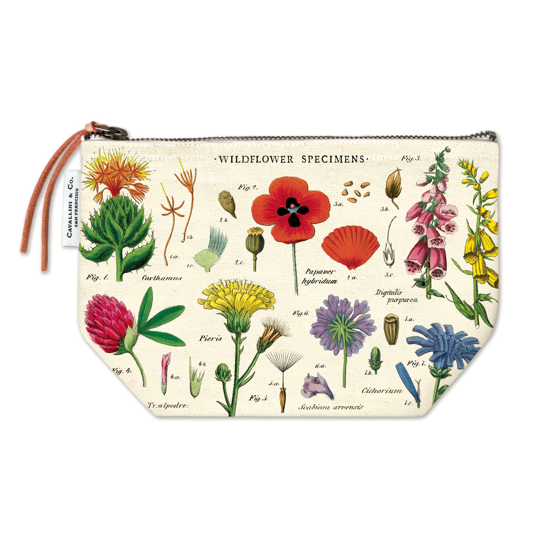 Wildflowers Zippered Pouch