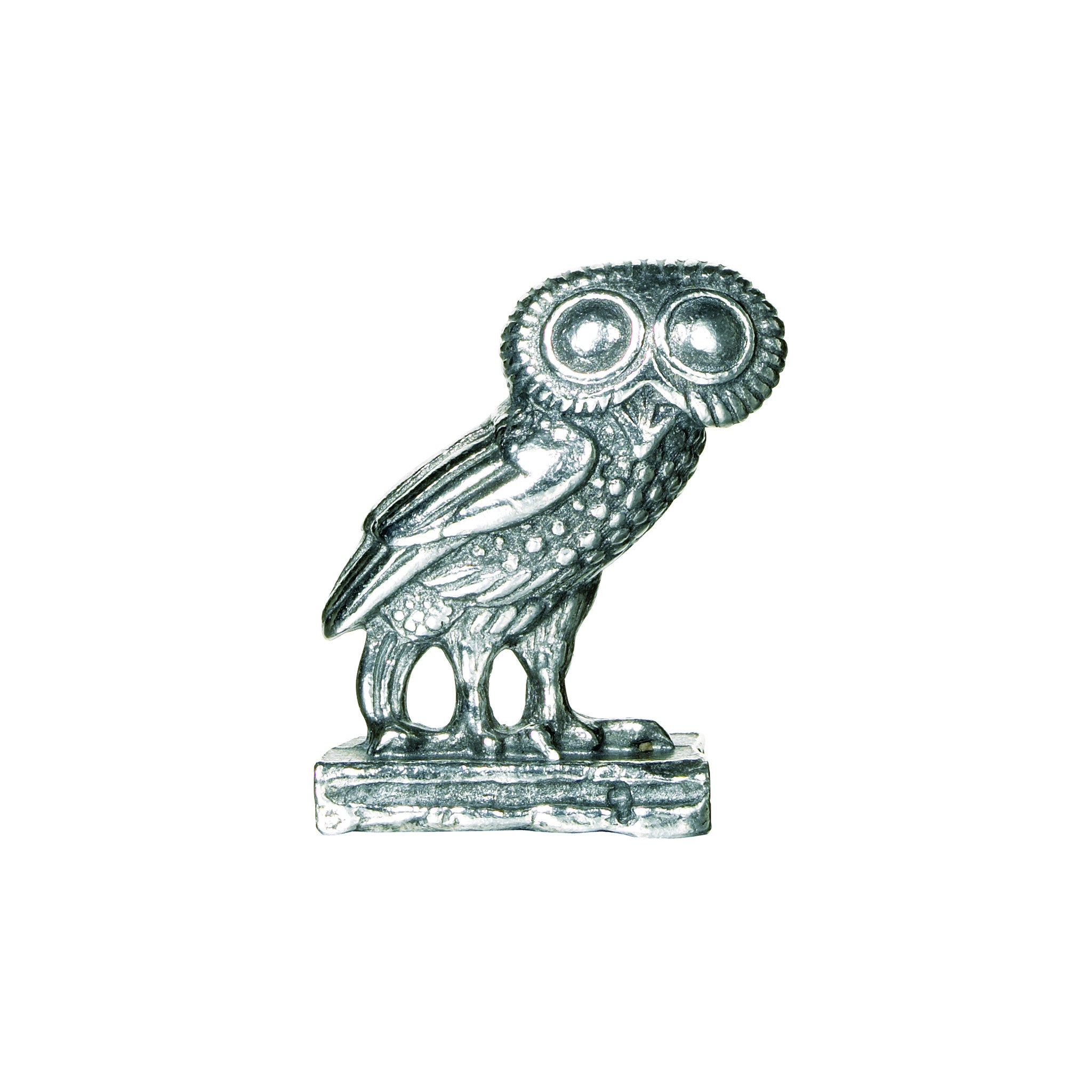 Athena's Greek Owl - Miniature Pewter Figure