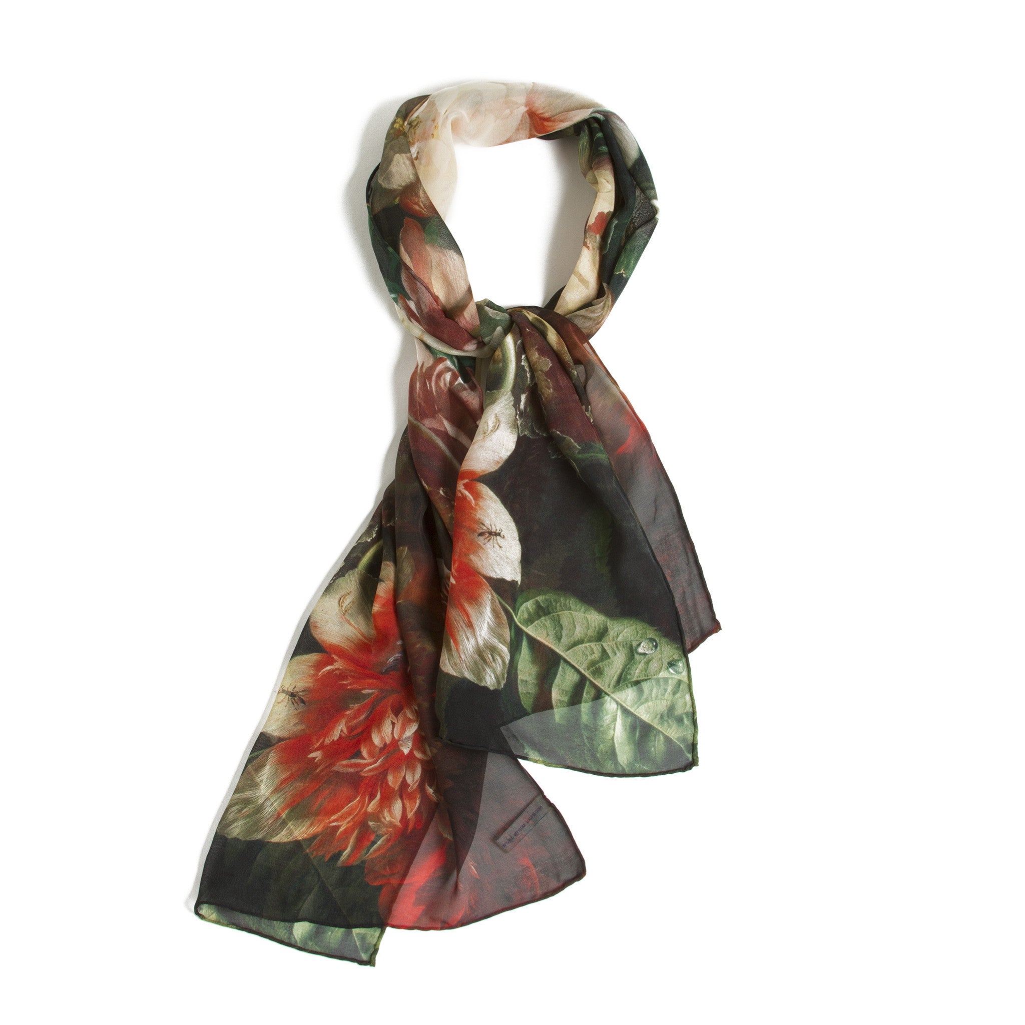 Vase of Flowers Silk Scarf