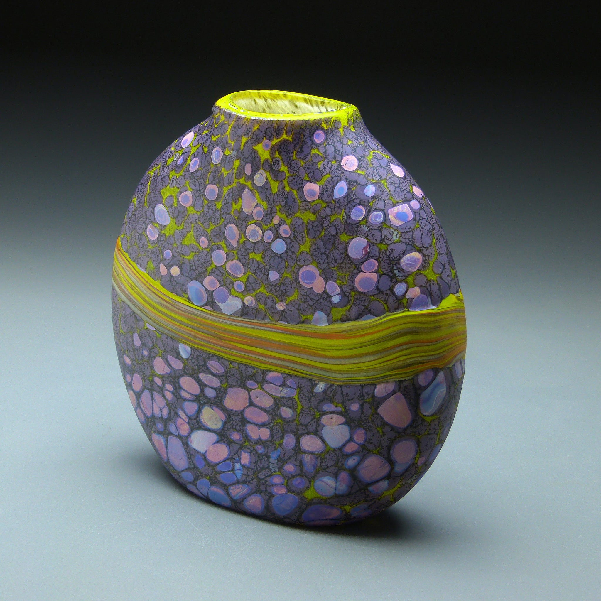 Lavender Strata Vase