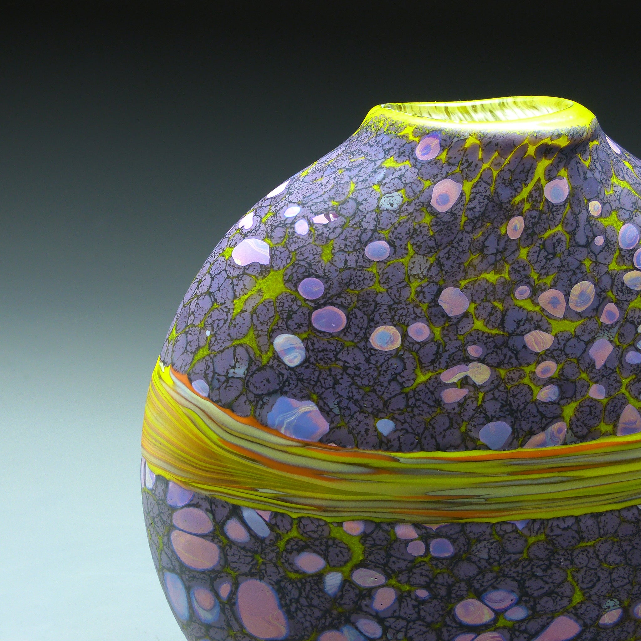 Lavender Strata Vase