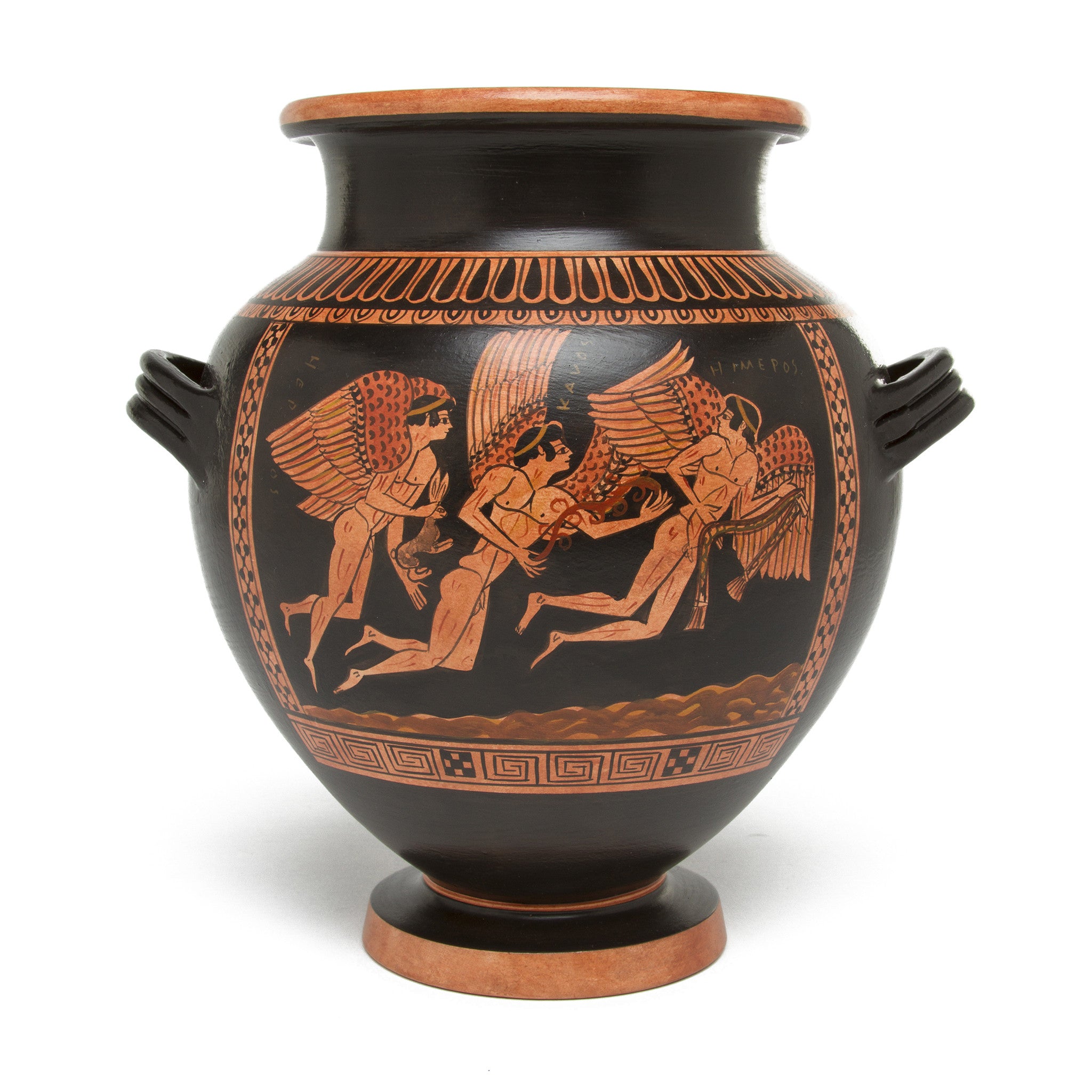 Greek Stamnos Vase - Odysseus & Sirens - Small