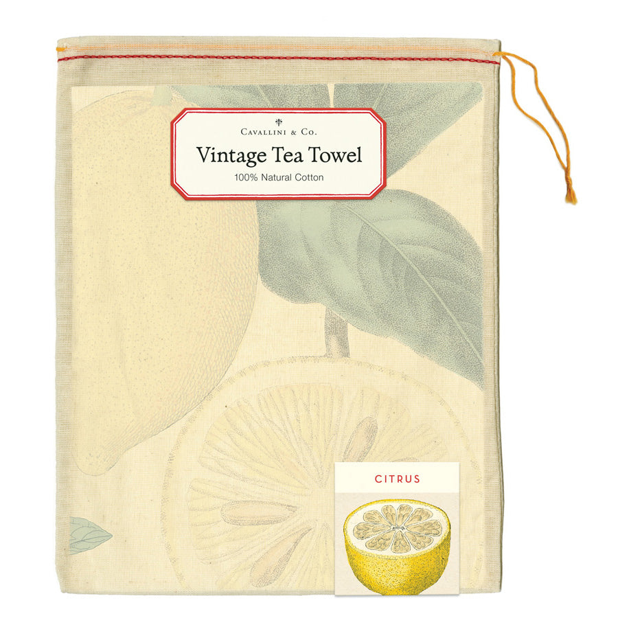 Citrus Jacquard Tea Towels – The Chateau Collection
