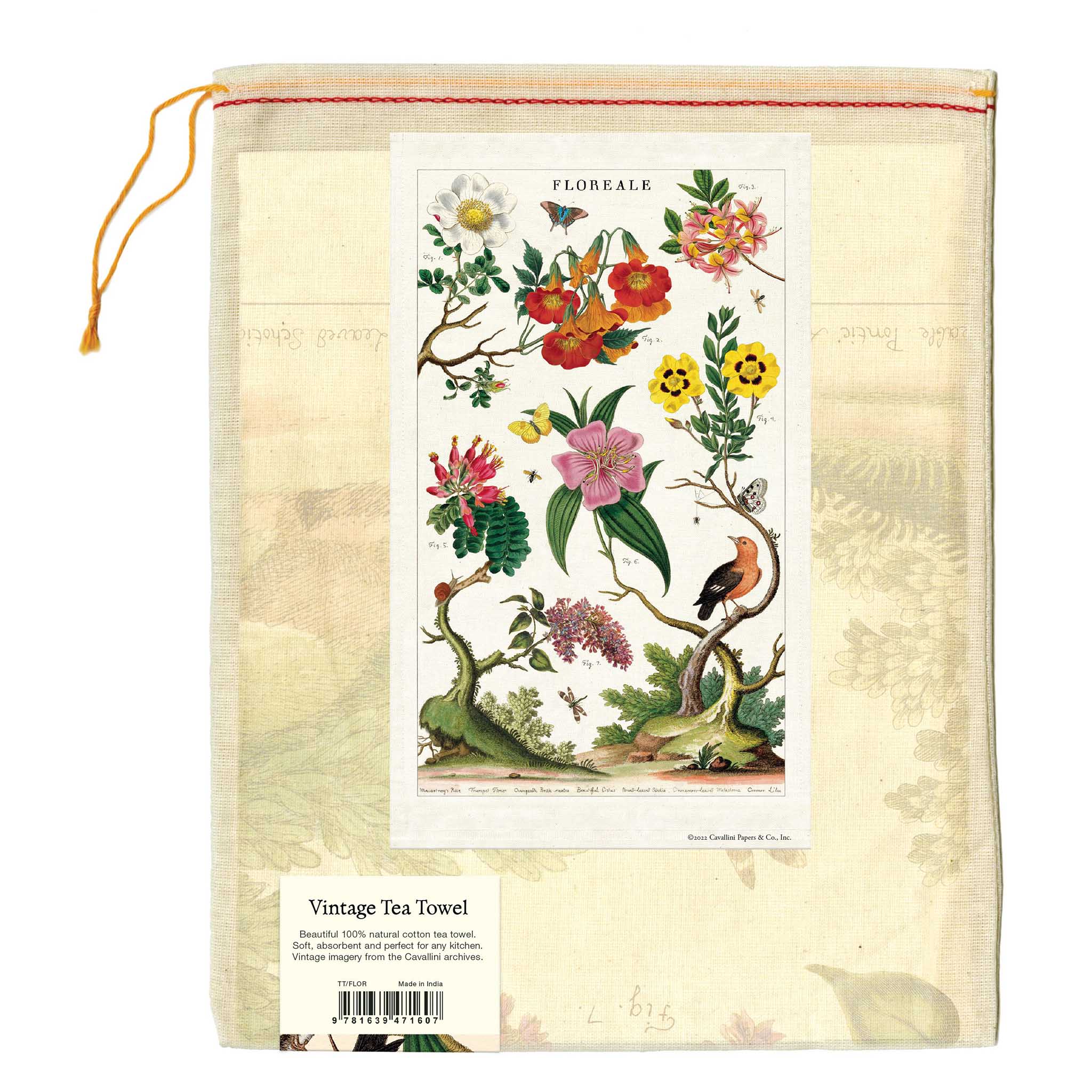 Floreale Tea Towel