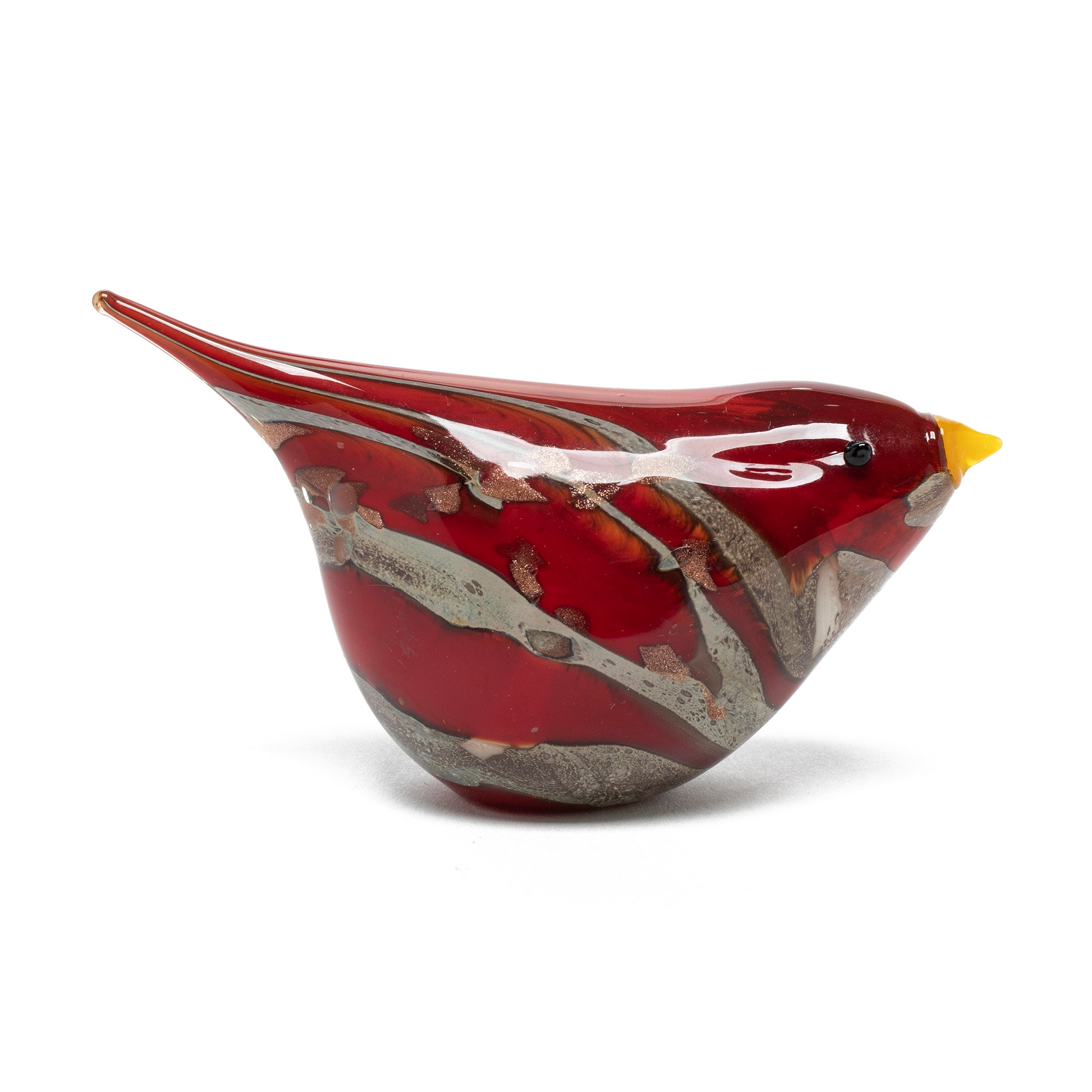 Murano Glass Bird - Red