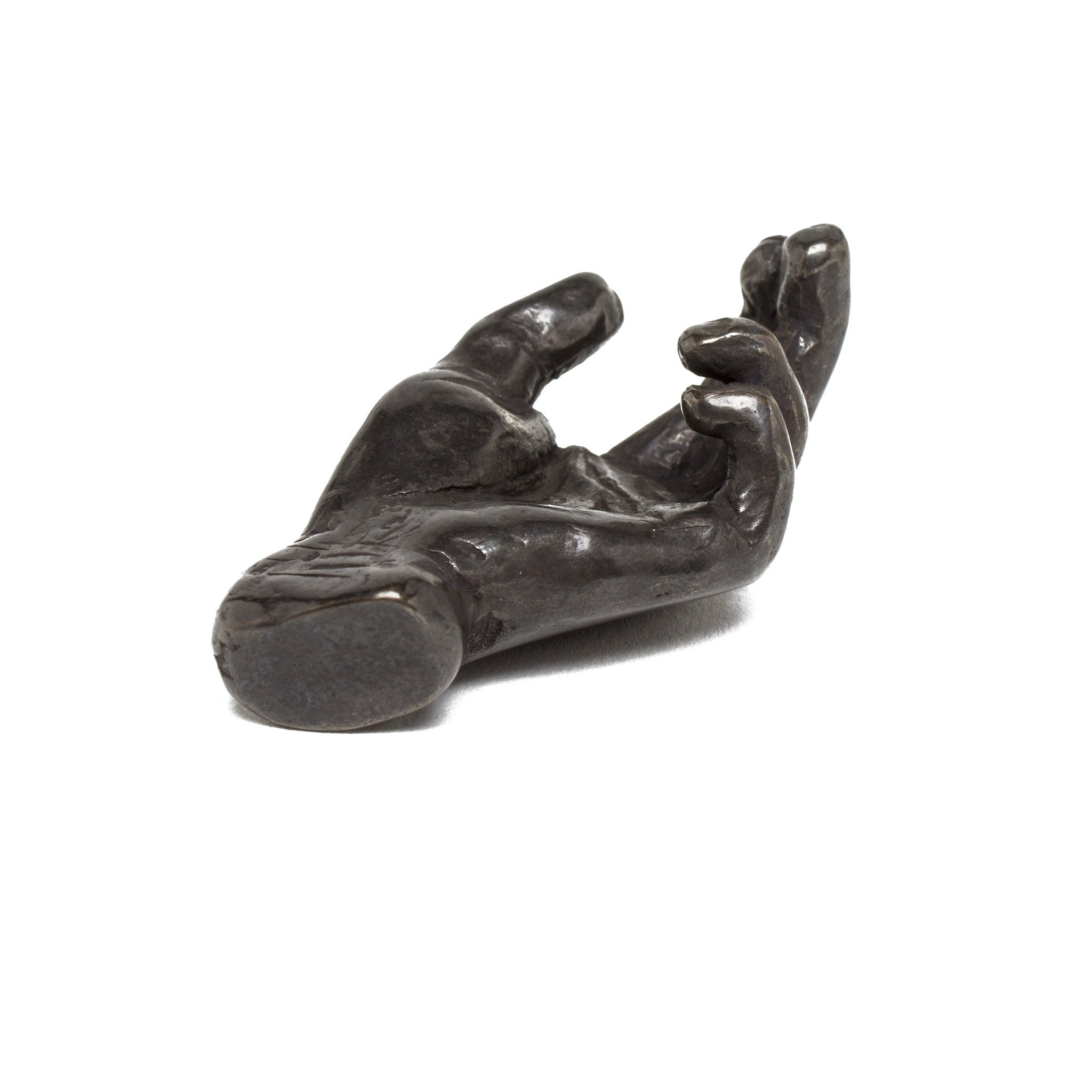 Miniature Cast Bronze Hand in Blessing Gesture