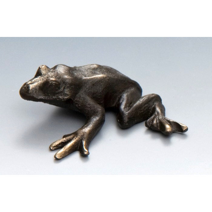 Bronze Frog Figurine