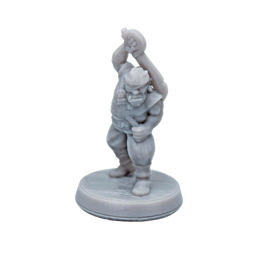 Miniature dnd figures Painted Female Pirate Captain 3D printed for