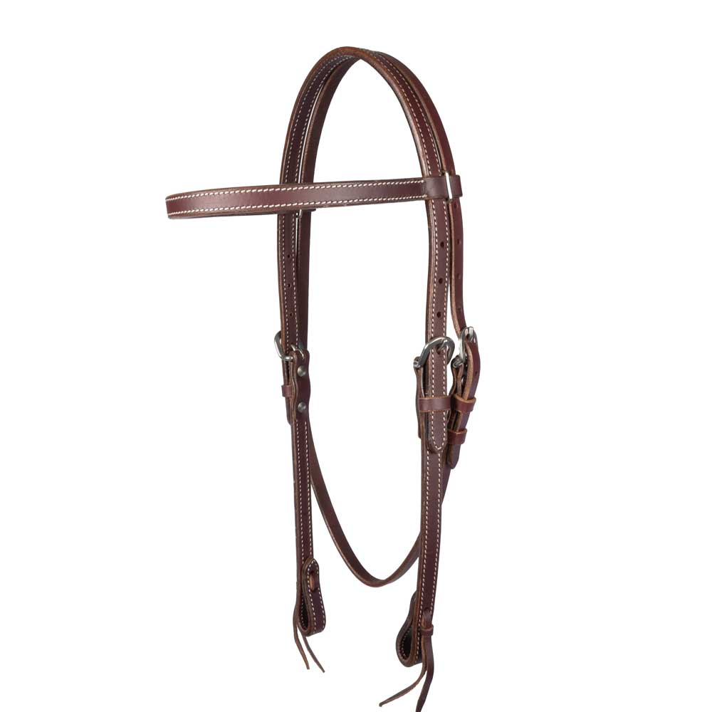 Tack Shack of Ocala- Reinsman Circle Y Pony Classic Browband Headstall,  Pony Headstall, Latigo Headstall, Pony Bridle, Leather Pony Headstall,  Leather Headstall, Western Headstall, Headstall for Pony