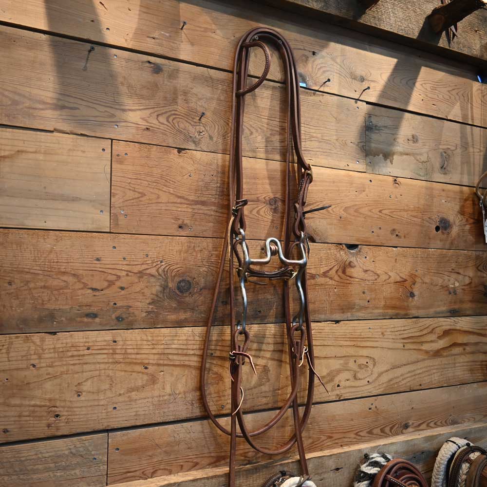 Josh Ownbey Silver Mounted Solid High Port with Roller Bridle Rig