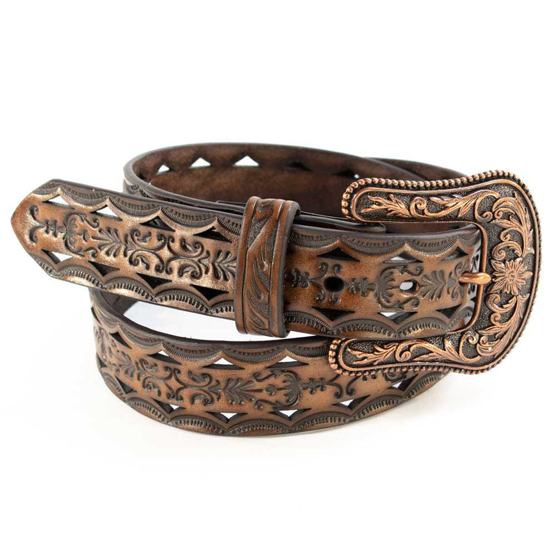 Ariat Scroll Tooled Belt