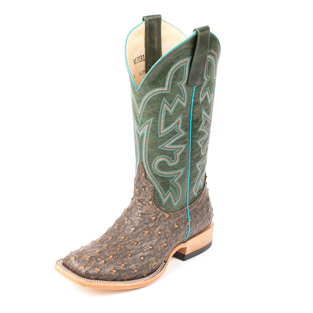 Macie Bean Saddle Ostrich Boot WOMEN - Footwear - Boots - Western Boots ANDERSON BEAN BOOT CO. Teskeys