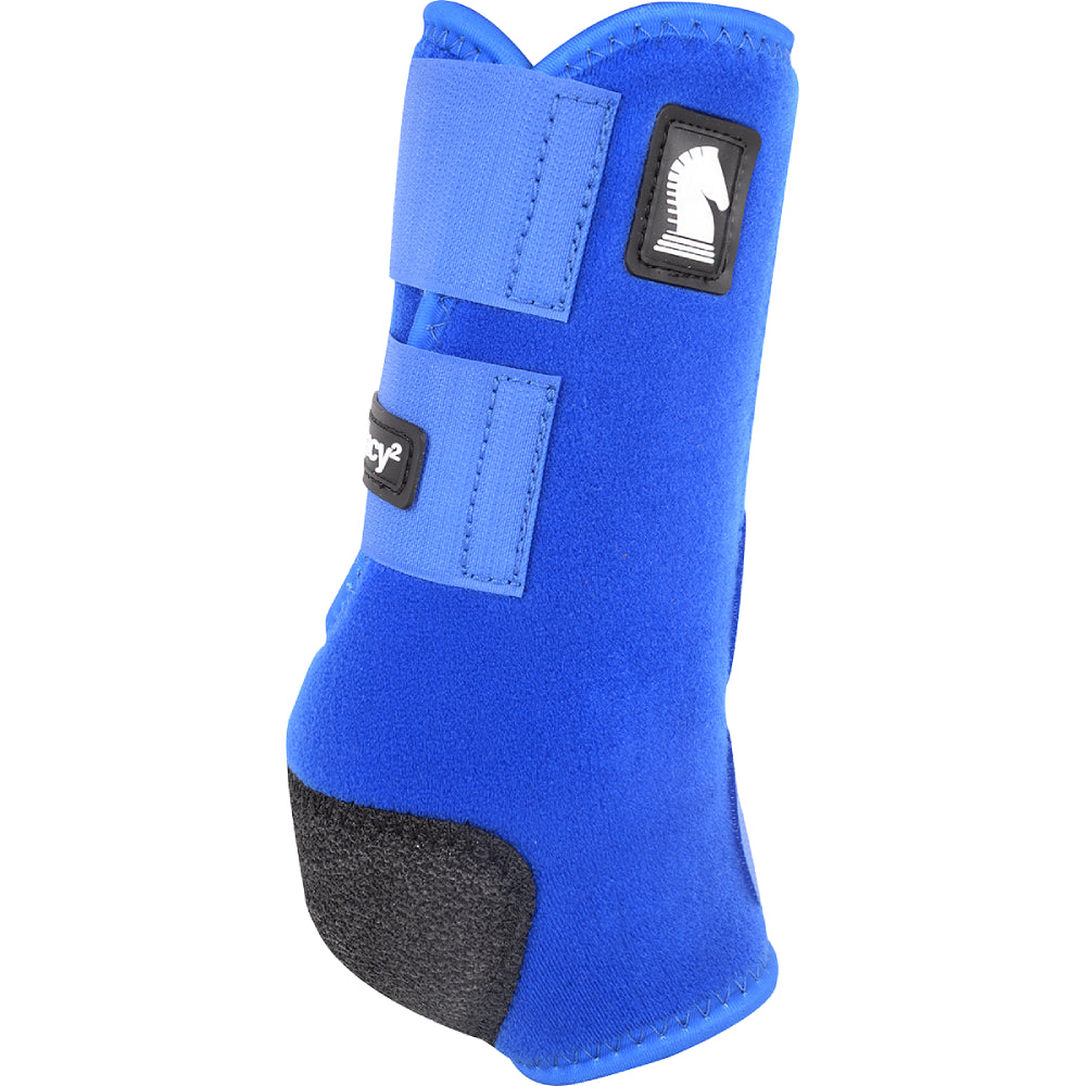 blue splint boots