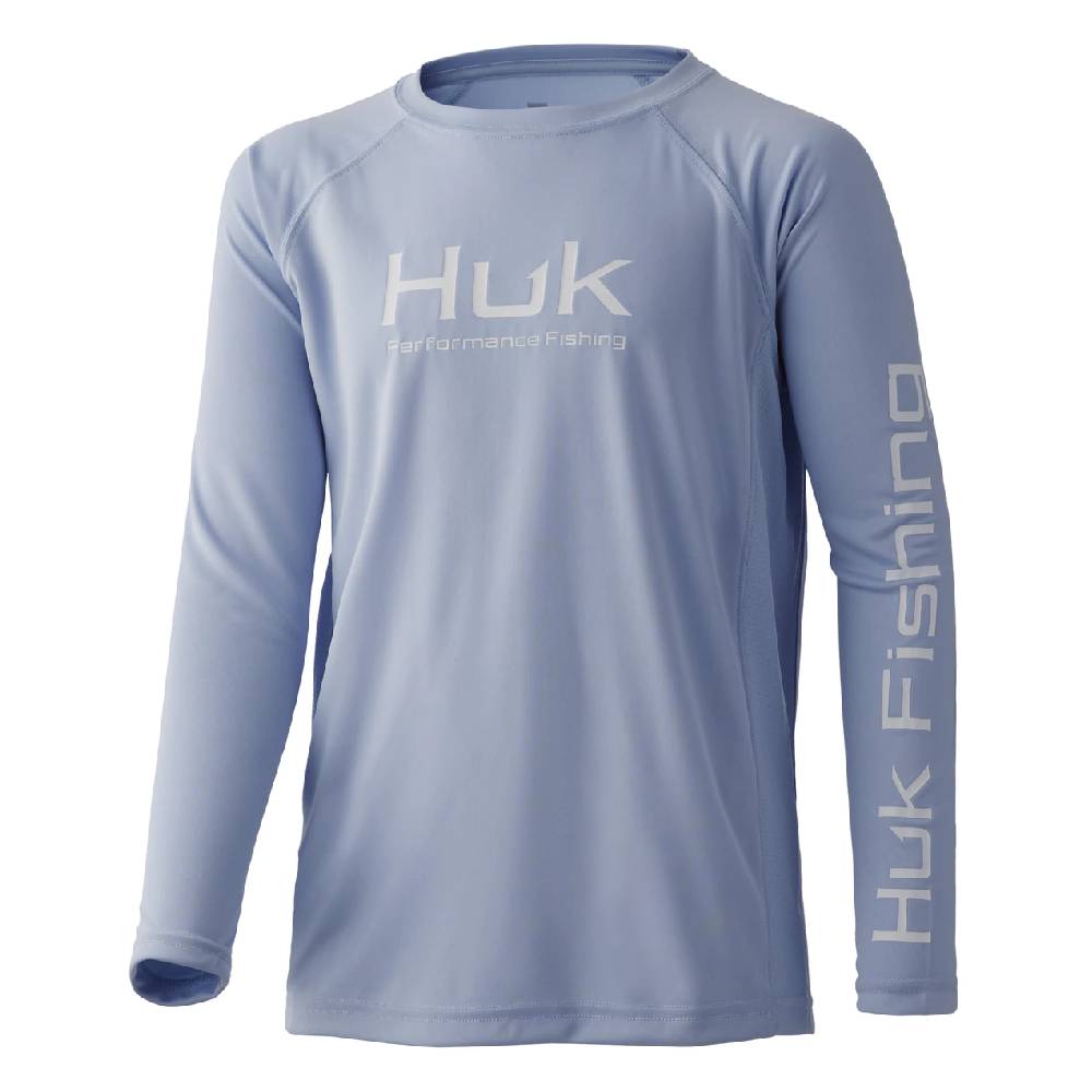 Huk Men's Vented Pursuit Shirt - Long Sleeve - Harbor Mist