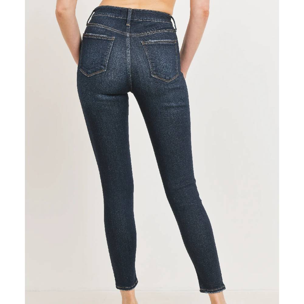 Just Black Denim - High Rise Super Soft Scissor Cut Skinny - Blue Jeans and  Bikinis Boutique