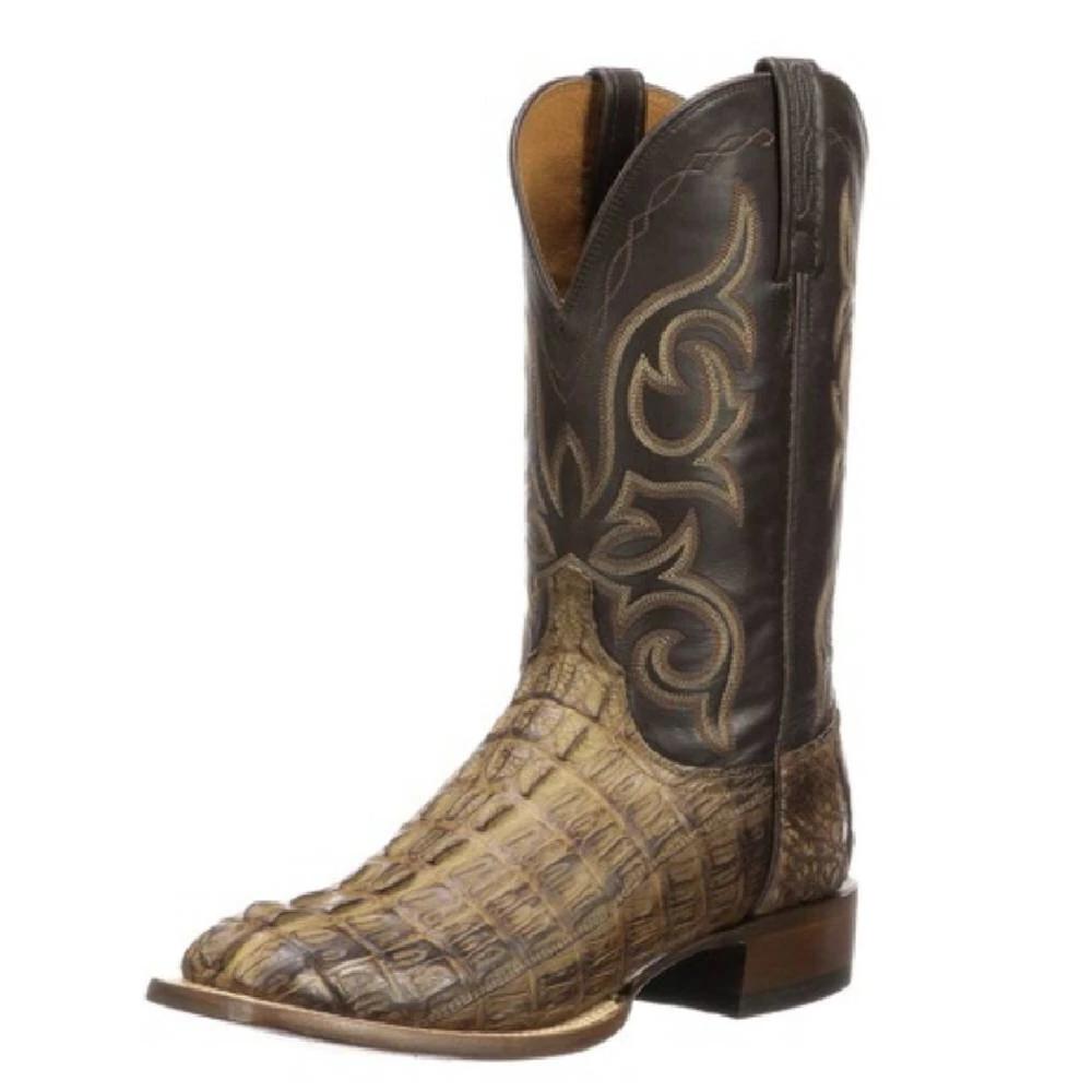 Lucchese Haan Hornback Caiman tail 