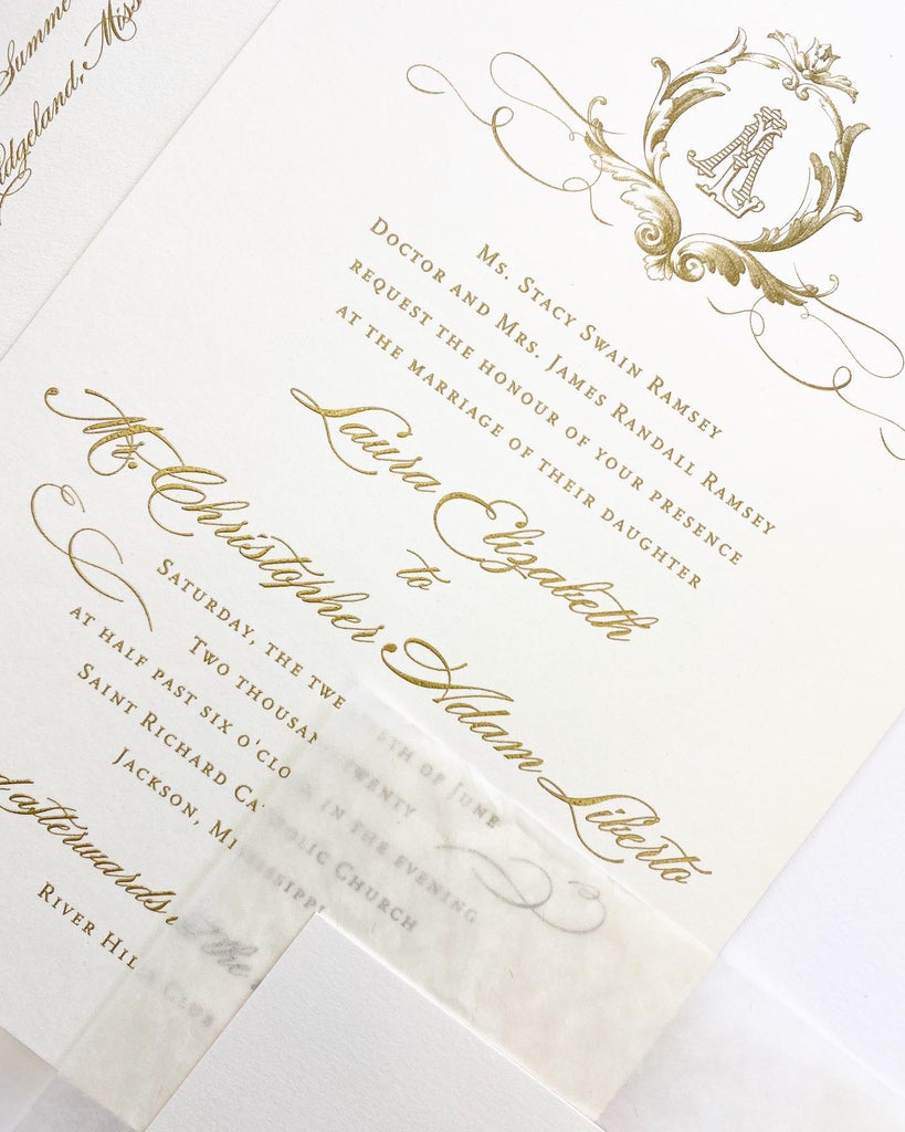 Ramsey Wedding Invitation - Deposit Listing – Fresh Ink