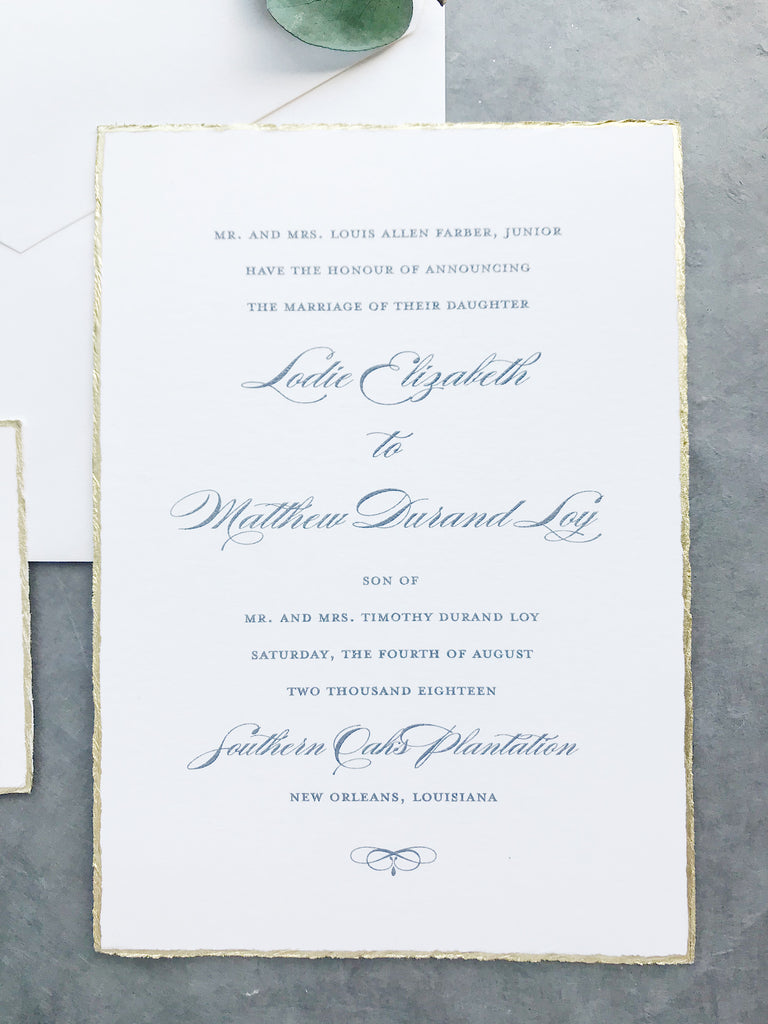 Lodie Wedding Invitation - Deposit Listing – Fresh Ink
