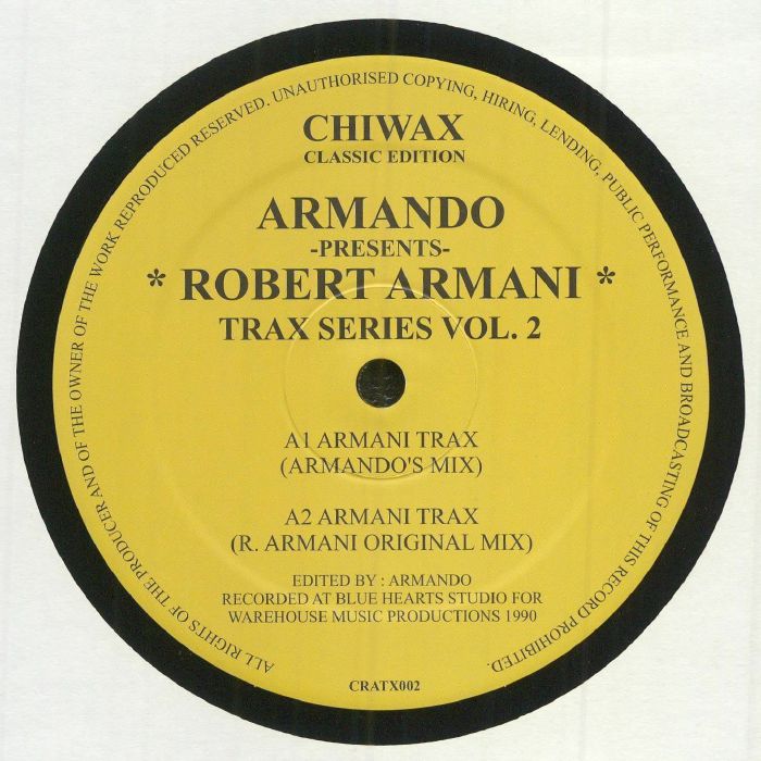 Armando presents Robert Armani - Armani Trax/ Circus Bells – Horizons Music