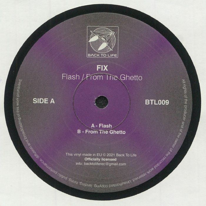 Flash From The Ghetto 23RO il: P B - From Tine Ghetto This vinyl made in EU 2021 Back To Life Officially licensed G s 