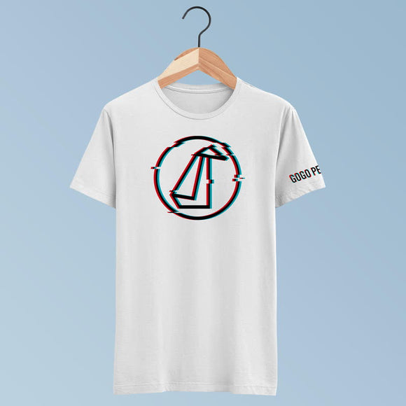GoGo Penguin - GGP RMX Logo Tee in White [Medium] – Horizons Music