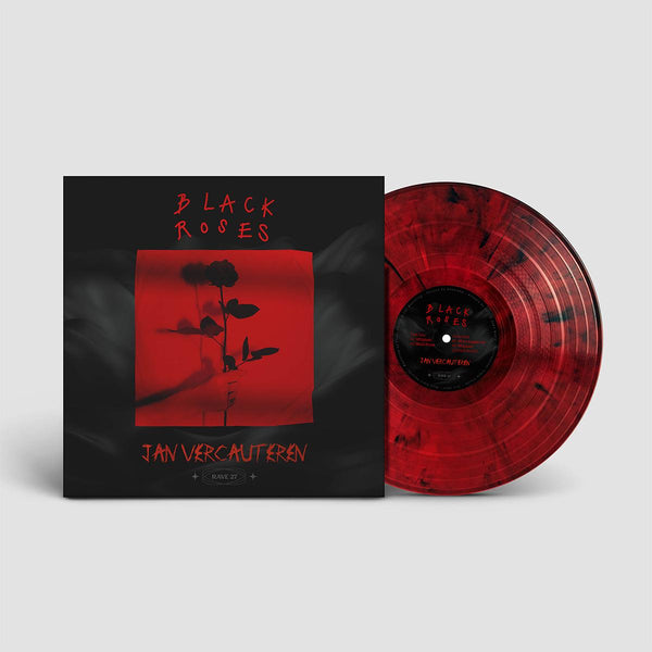 Jan Vercauteren - Black Roses EP [red marbled vinyl / printed sleeve]