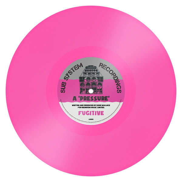 Fugitive - Pressure / M-Beat Remix [Pink Vinyl] A A PIISSIIII 7 NI 