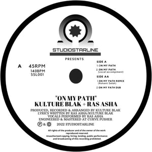 Kulture Blak & Ras Asha - On My Path (Incl. Ashanti Selah Remix)  stuoosTaRLNE 