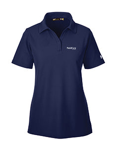 navy blue under armour polo shirt