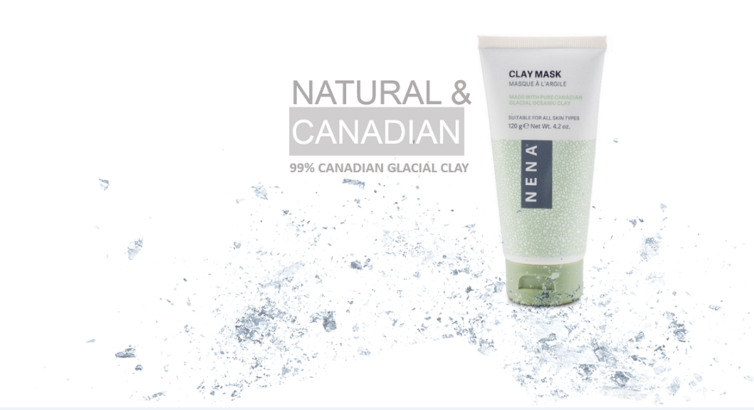 Glacial clay mask