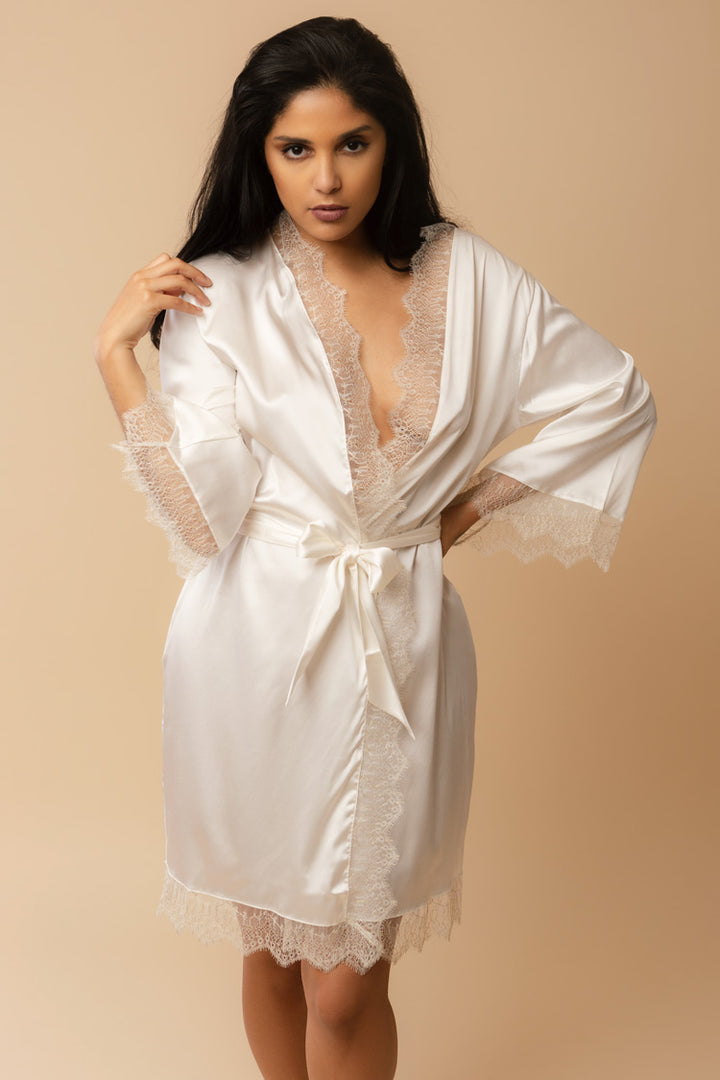 Evie Silk Kimono - Medium