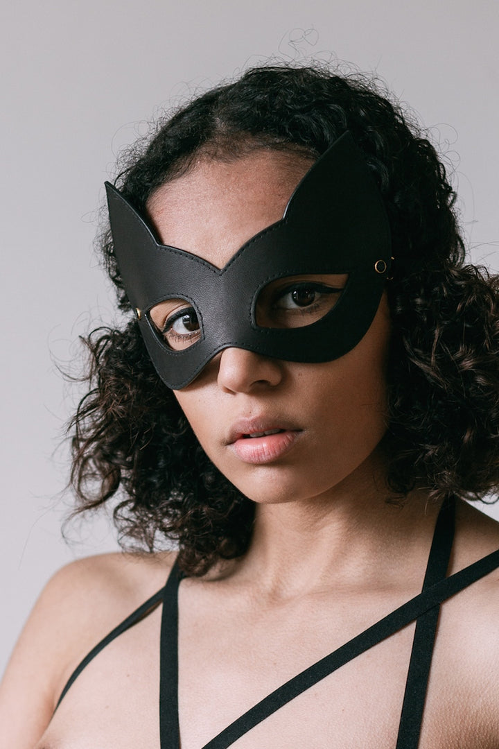 Onyx Kitten Mask - One Size