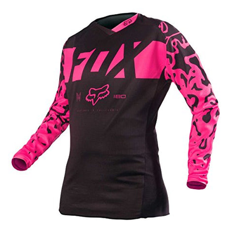 Fox Racing Womens 180 Jersey-Black/Pink 