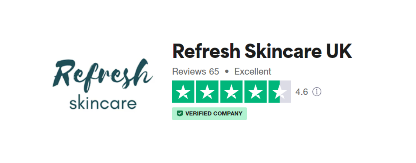 Refresh Skincare Trustpilot Rating